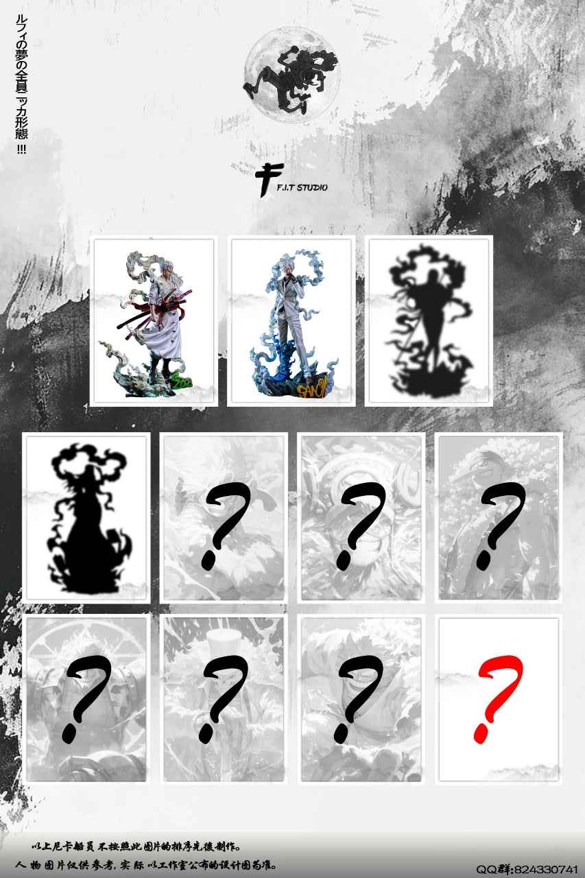 One Piece ~ F.I.T Studio ~ Sanji Vinsmoke Nika Form ~ Resin Statue - Santoryu Resins Collectors