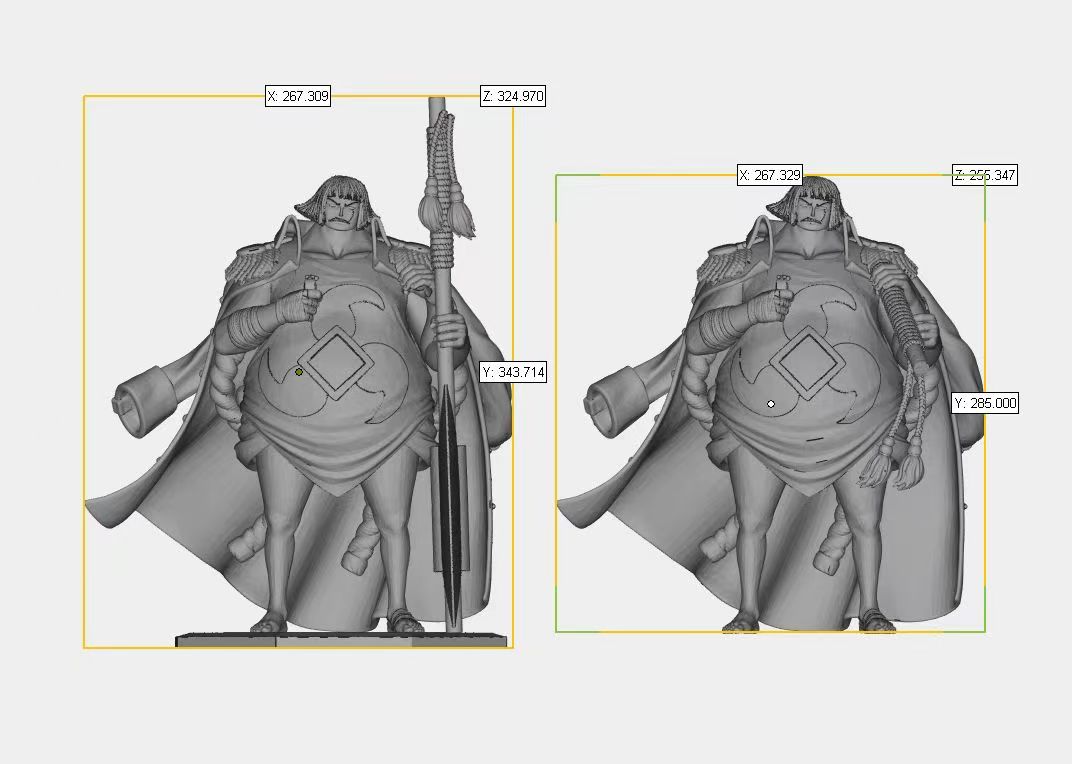 One Piece Long Hu Studio Sentomaru Resin Statue