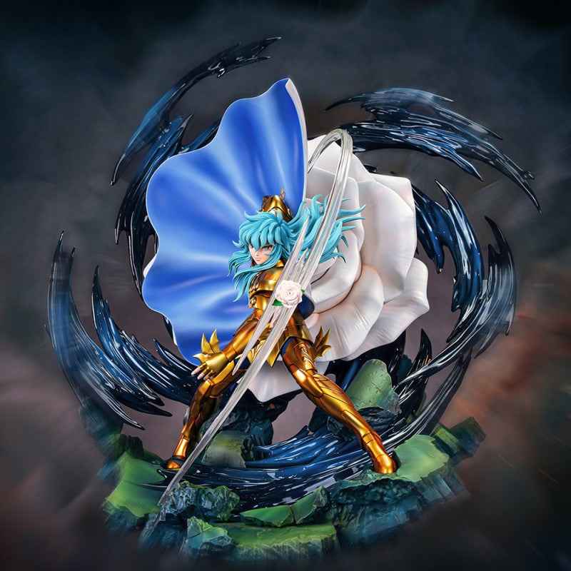 Saint Seiya ~ Zodiakos Studio ~ Aphrodite "the Golden Saint of Pisces temple" ~ Licensed Resin Statue - Santoryu Resins Collectors