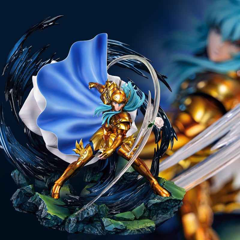 Saint Seiya ~ Zodiakos Studio ~ Aphrodite "the Golden Saint of Pisces temple" ~ Licensed Resin Statue - Santoryu Resins Collectors