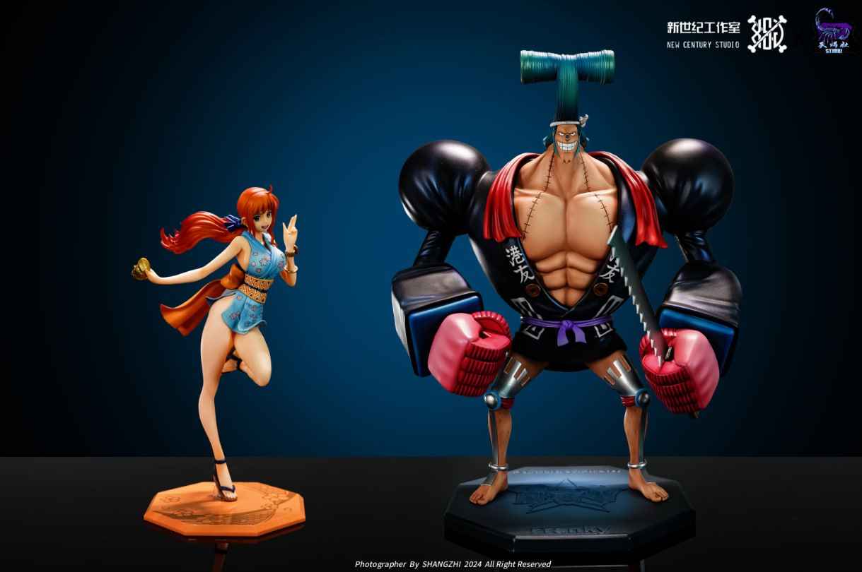 One Piece ~ New Century x Tian Xie She Studio ~ Franky "Iron Man" ~ Resin Statue - Santoryu Resins Collectors