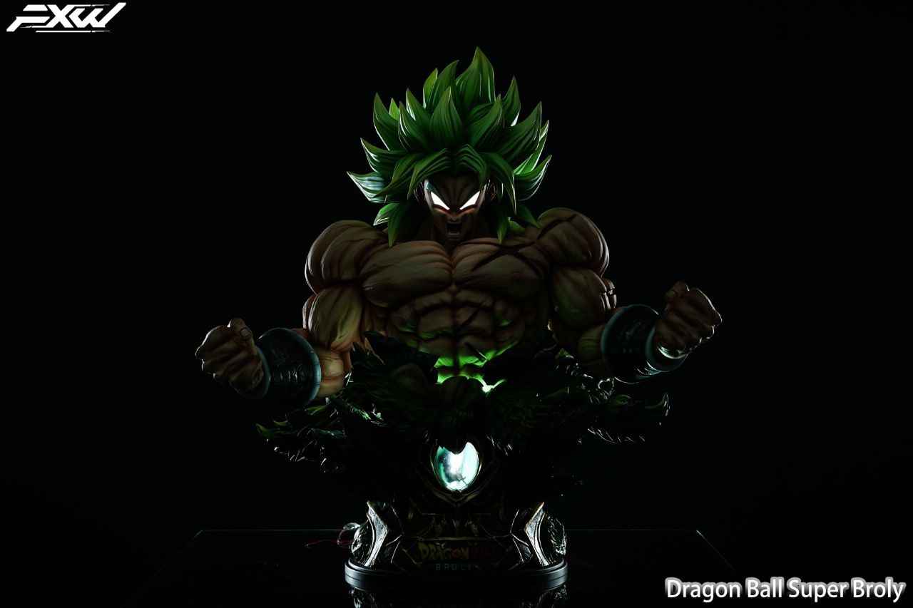 Dragon Ball ~ FXW Studio ~ Broly Bust ~ Resin Statue - Santoryu Resins Collectors