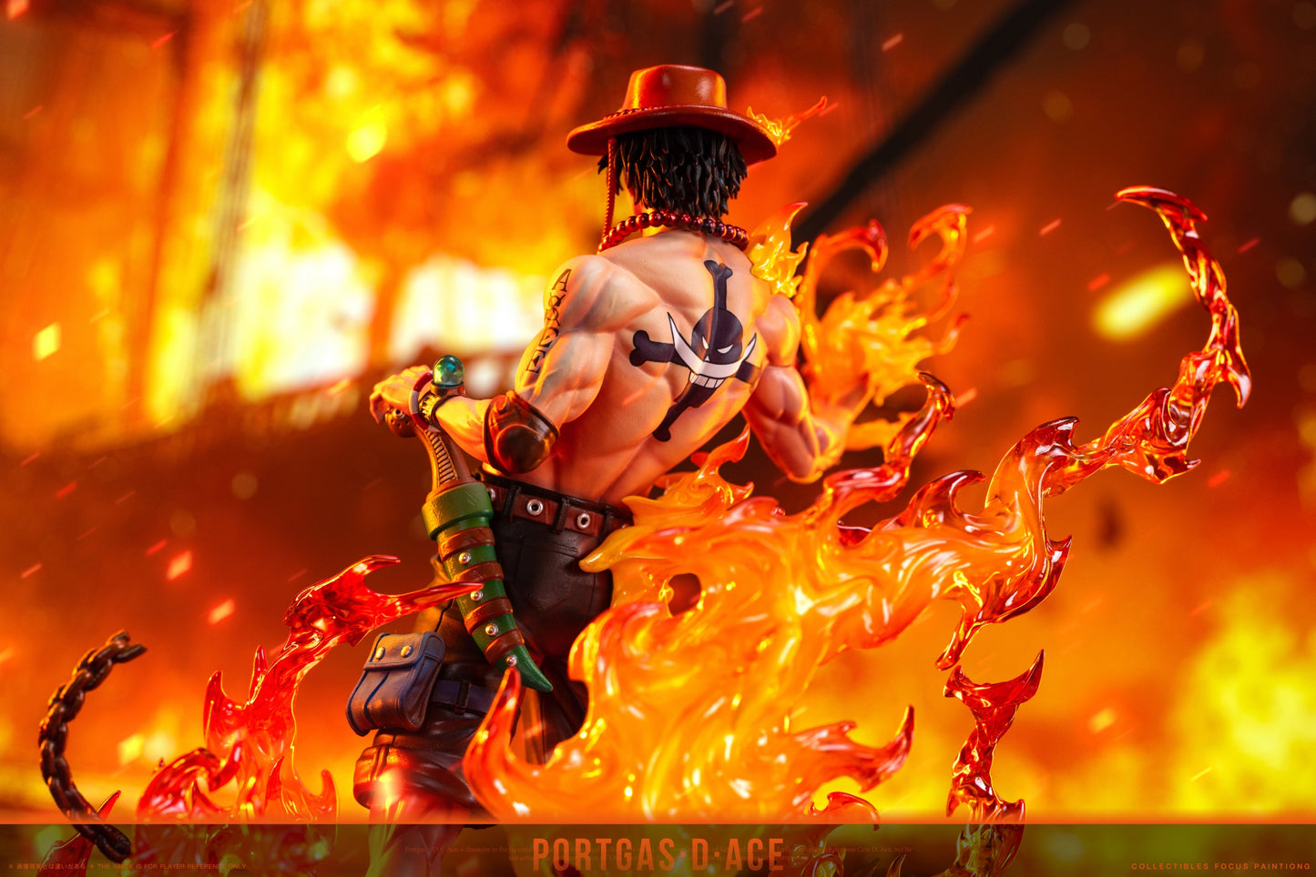 One Piece LX & SY Studio Portgas D. Ace Resin Statue