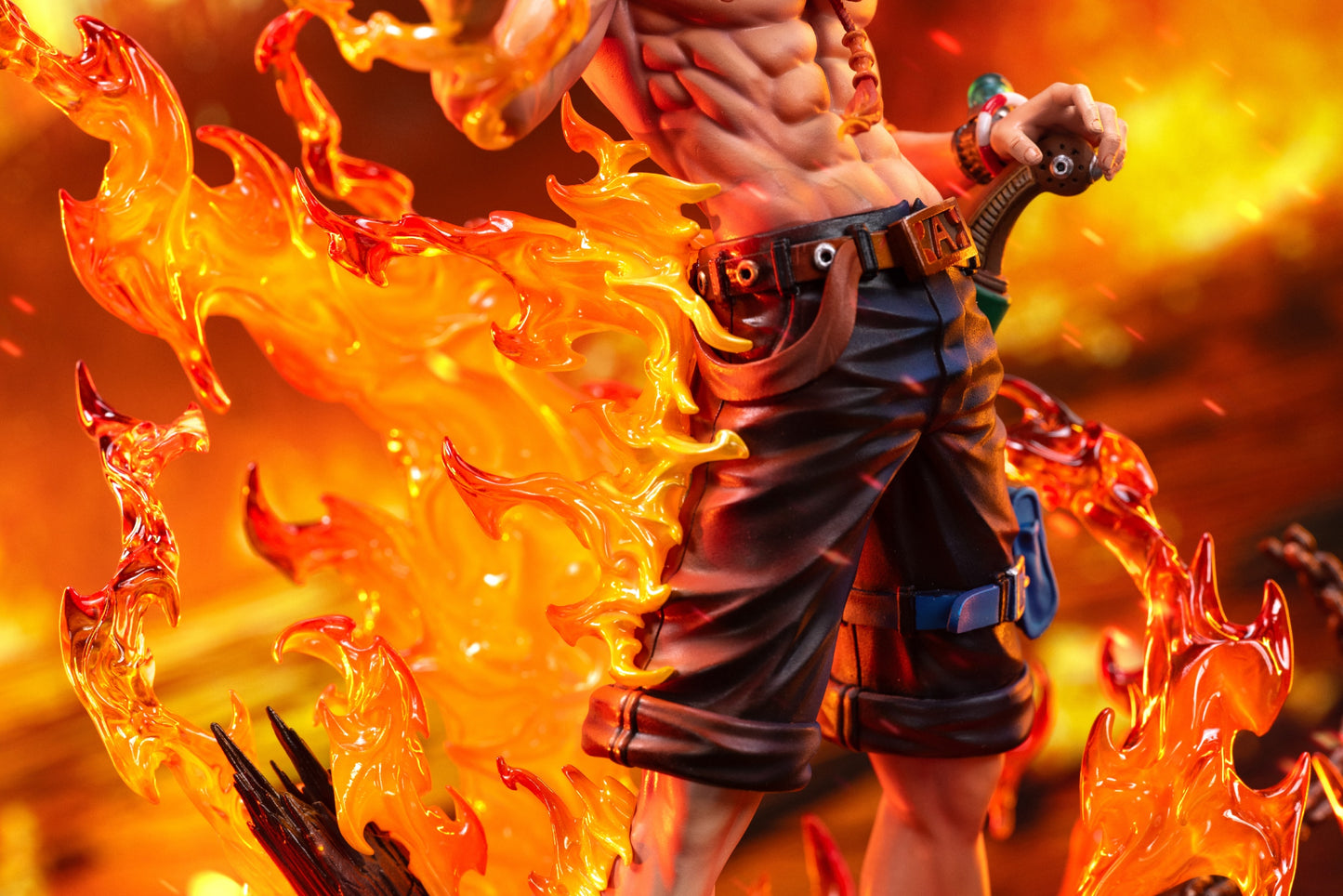 One Piece LX & SY Studio Portgas D. Ace Resin Statue