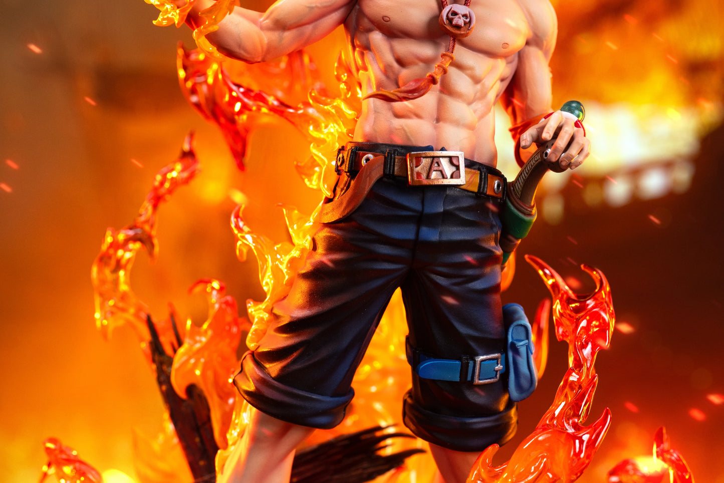 One Piece LX & SY Studio Portgas D. Ace Resin Statue