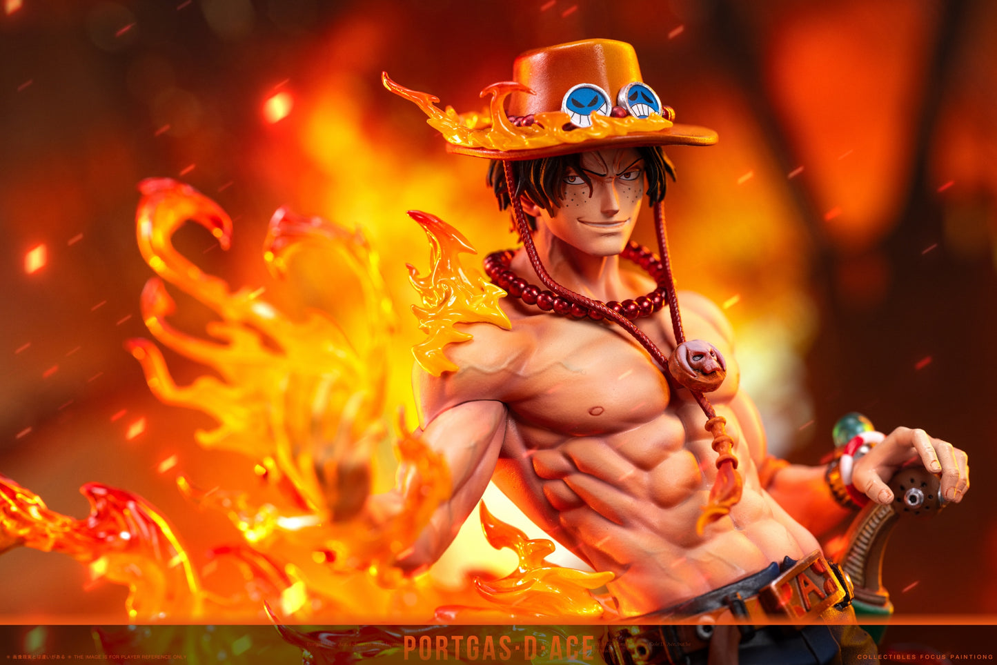 One Piece LX & SY Studio Portgas D. Ace Resin Statue
