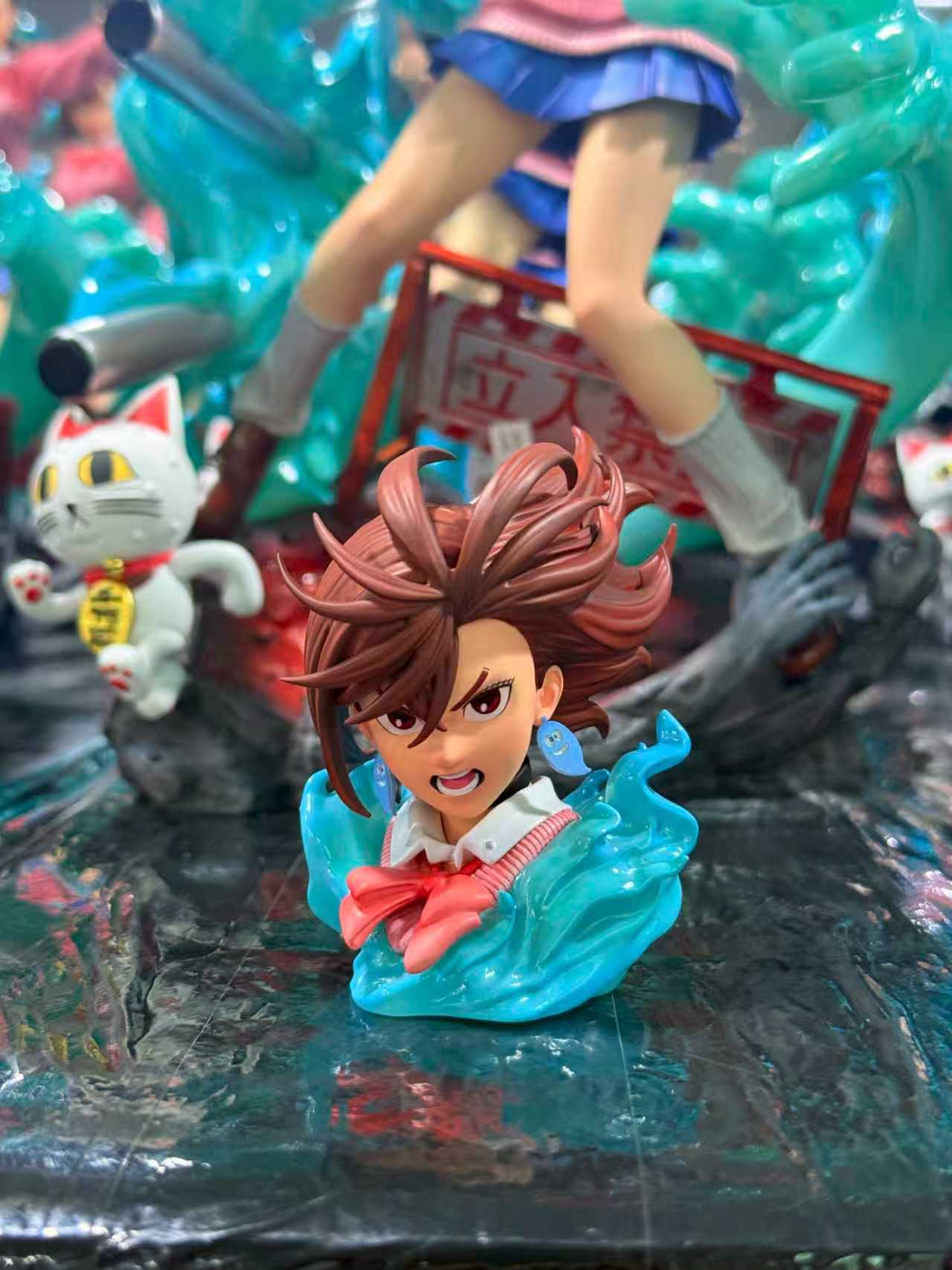 Dandadan Mask Studio Momo Ayase Resin Statue