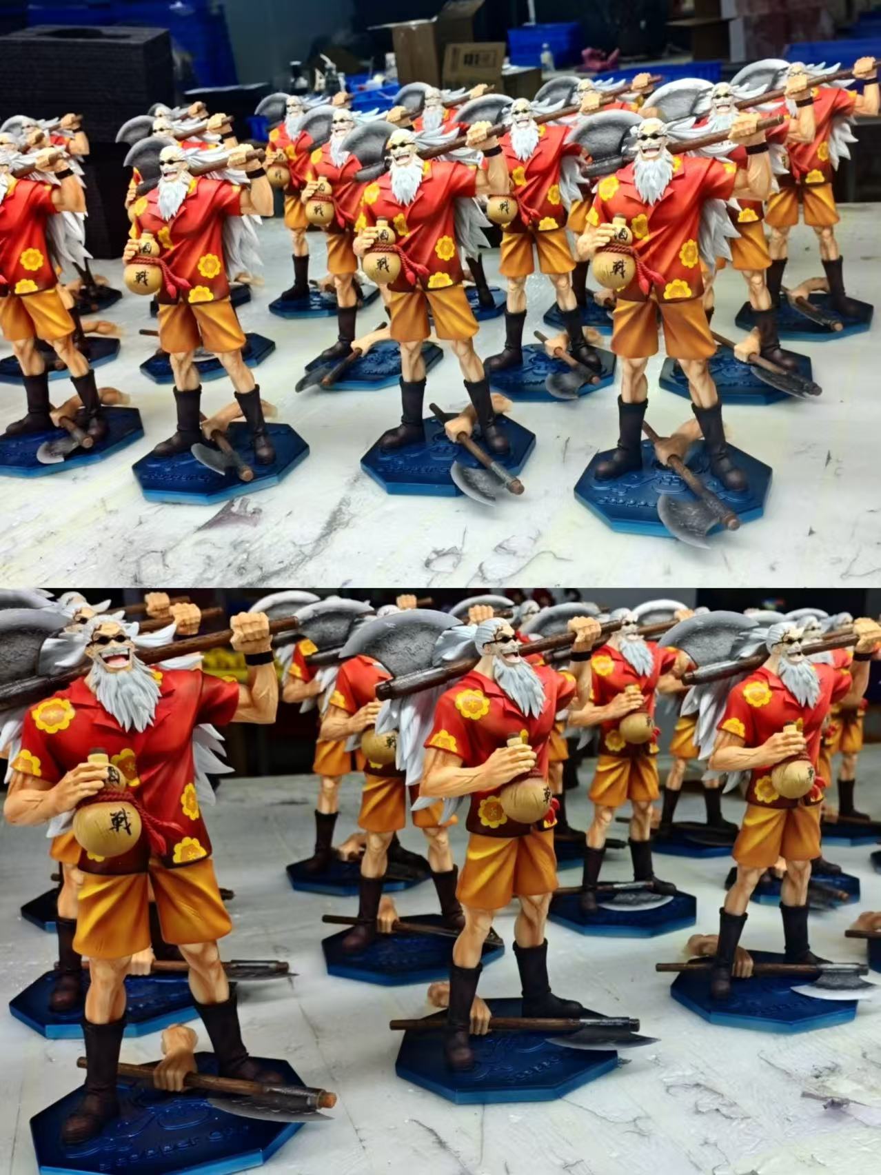 One Piece Black Studio Scopper Gaban Resin Statue