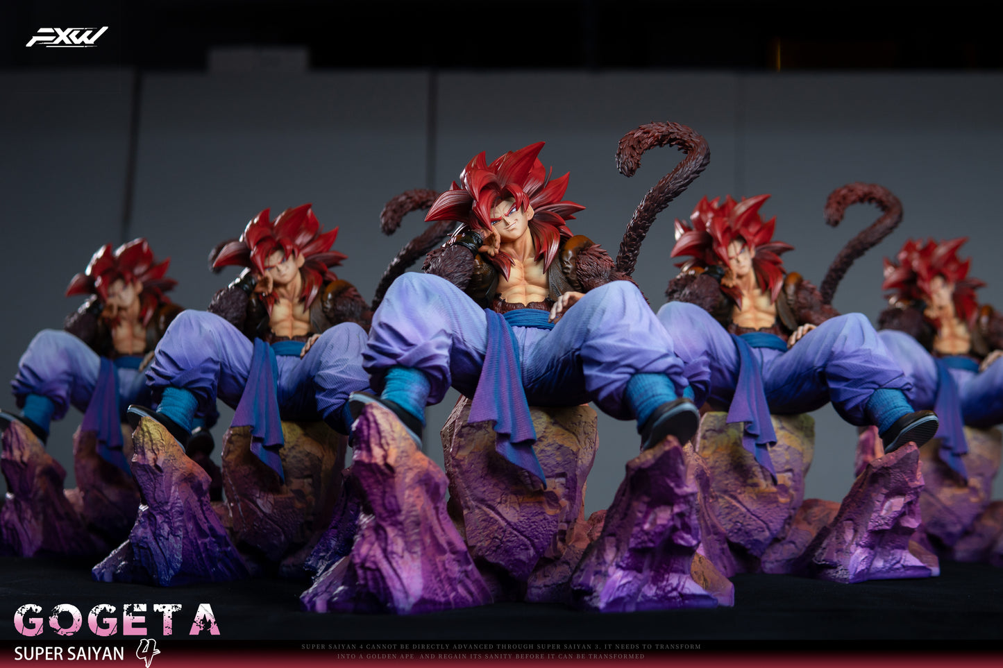 Dragon Ball FXW Studio SSJ4 Gogeta Resin Statue