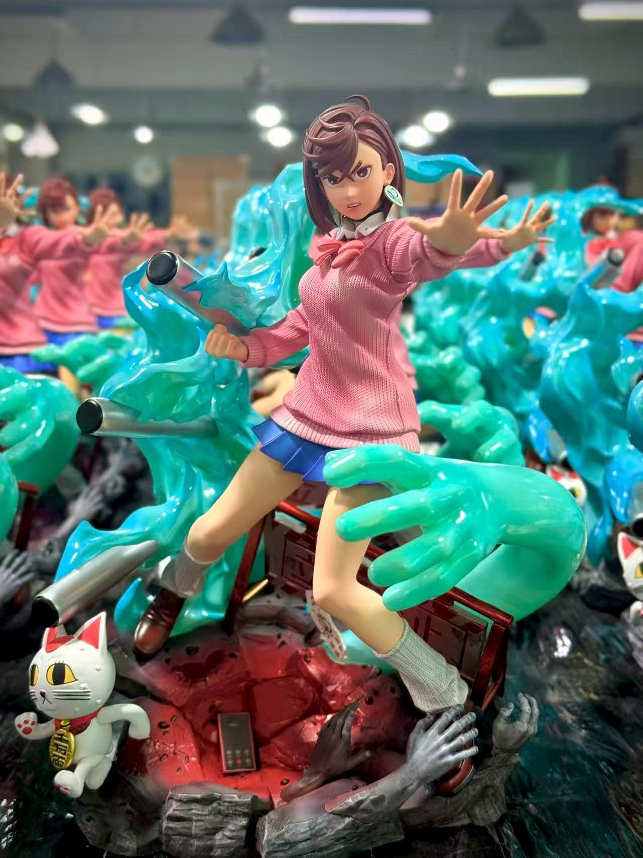 Dandadan Mask Studio Momo Ayase Resin Statue