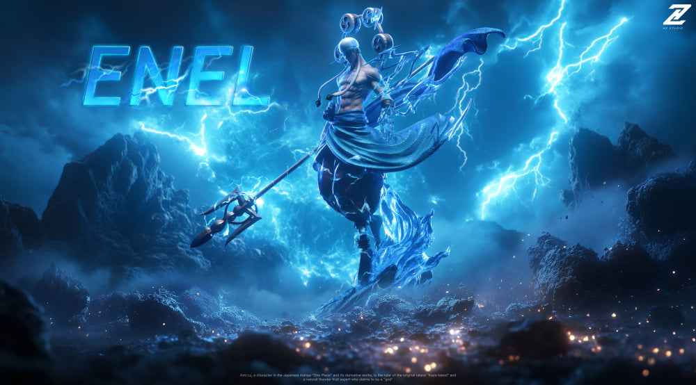 One Piece ~ HZ Studio ~ Enel "Eneru God of Skypiea" ~ Resin Statue - Santoryu Resins Collectors