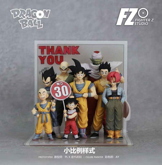 Dragon Ball ~ Fighter Z "FZ" Studio ~ Dragon Ball Z Eight-Man Group Volume 14 Paperback by Akira Toriyama ~Resin Statue - Santoryu Resins Collectors