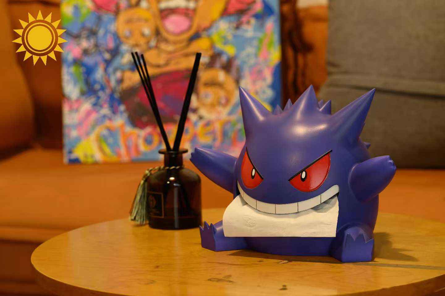 Pokémon ~ Sun Toys Studio ~ Gengar tissue box trendy toys ~ Resin Statue