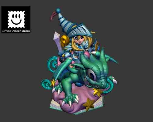 Yu-Gi-Oh! ~ Divine Officer Studio ~ Dark Magician & Dark Magician Girl ~ Resin Statue - Santoryu Resins Collectors