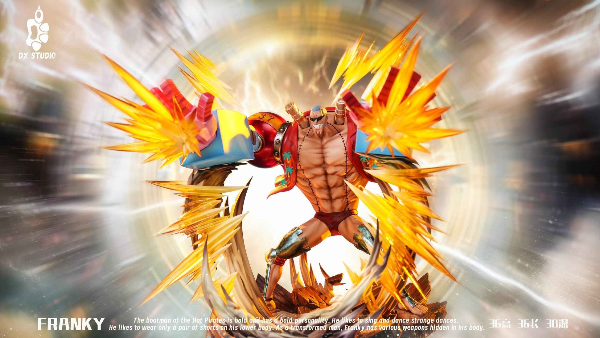 One Piece - DX Studio Franky Resin Statue