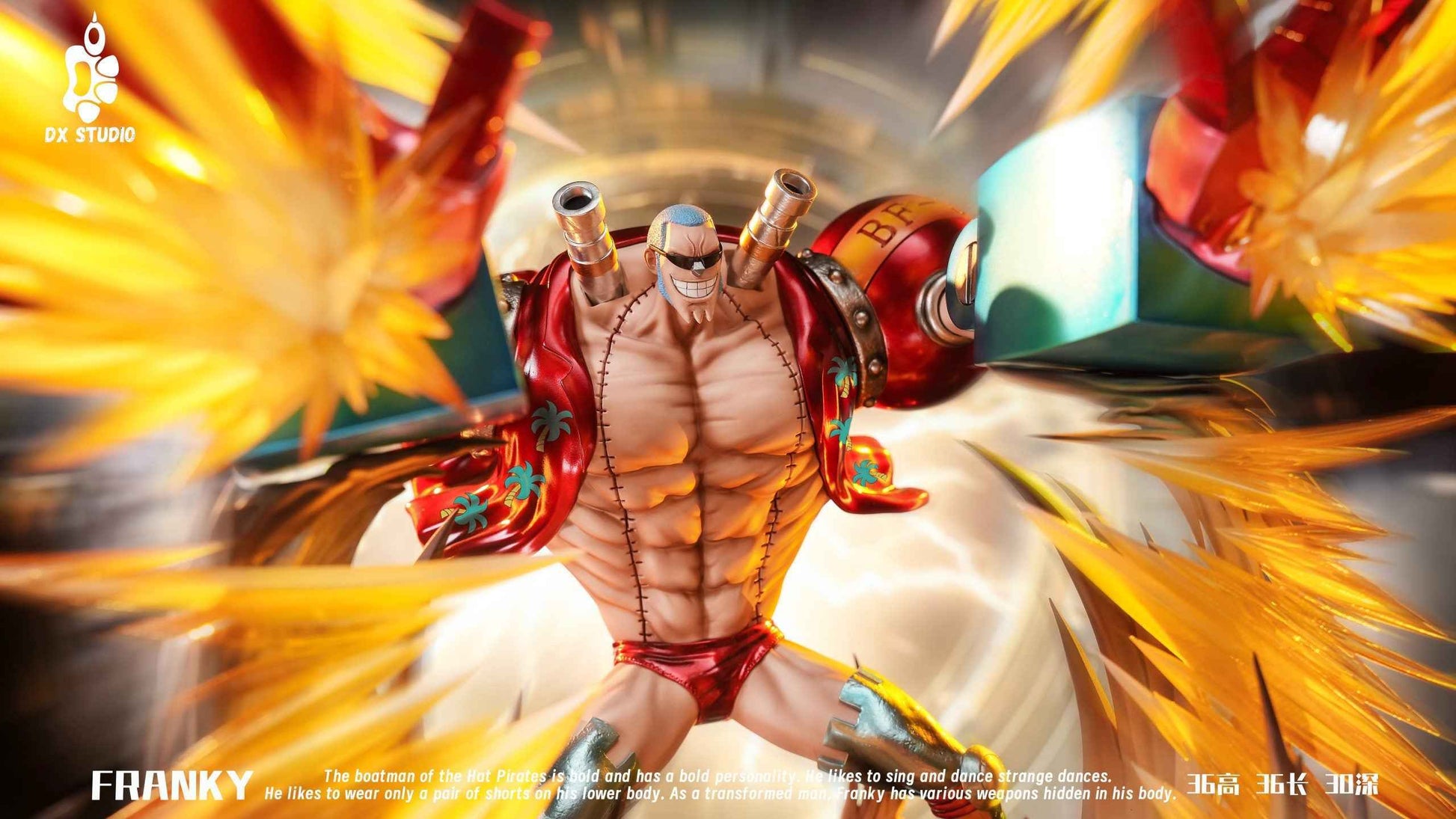 One Piece - DX Studio Franky Resin Statue