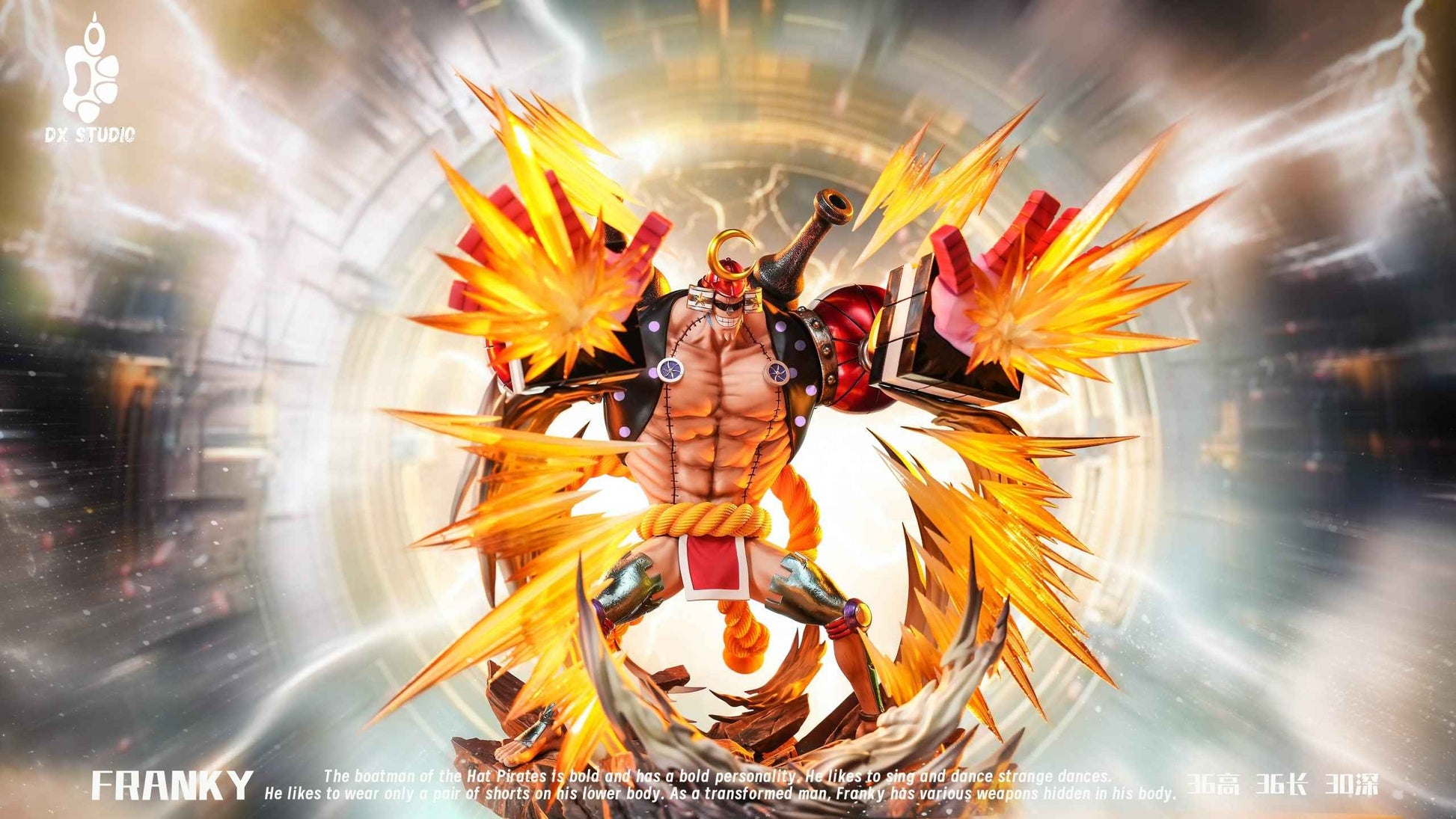 One Piece - DX Studio Franky Resin Statue