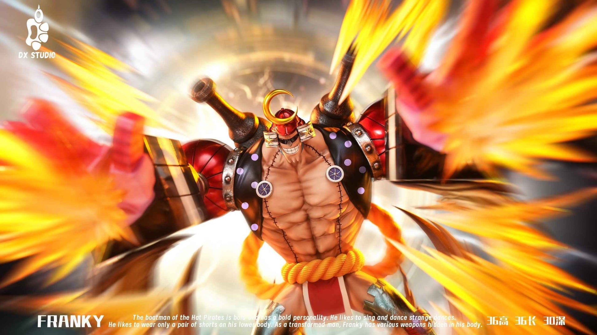 One Piece - DX Studio Franky Resin Statue