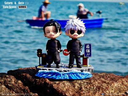 Jujutsu Kaisen Real Creation Studio Satoru Gojo & Suguru Geto Street Gang V3 Resin Statue