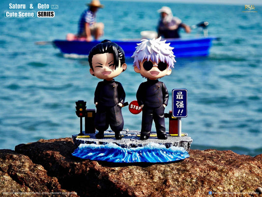 Jujutsu Kaisen Real Creation Studio Satoru Gojo & Suguru Geto Street Gang V3 Resin Statue