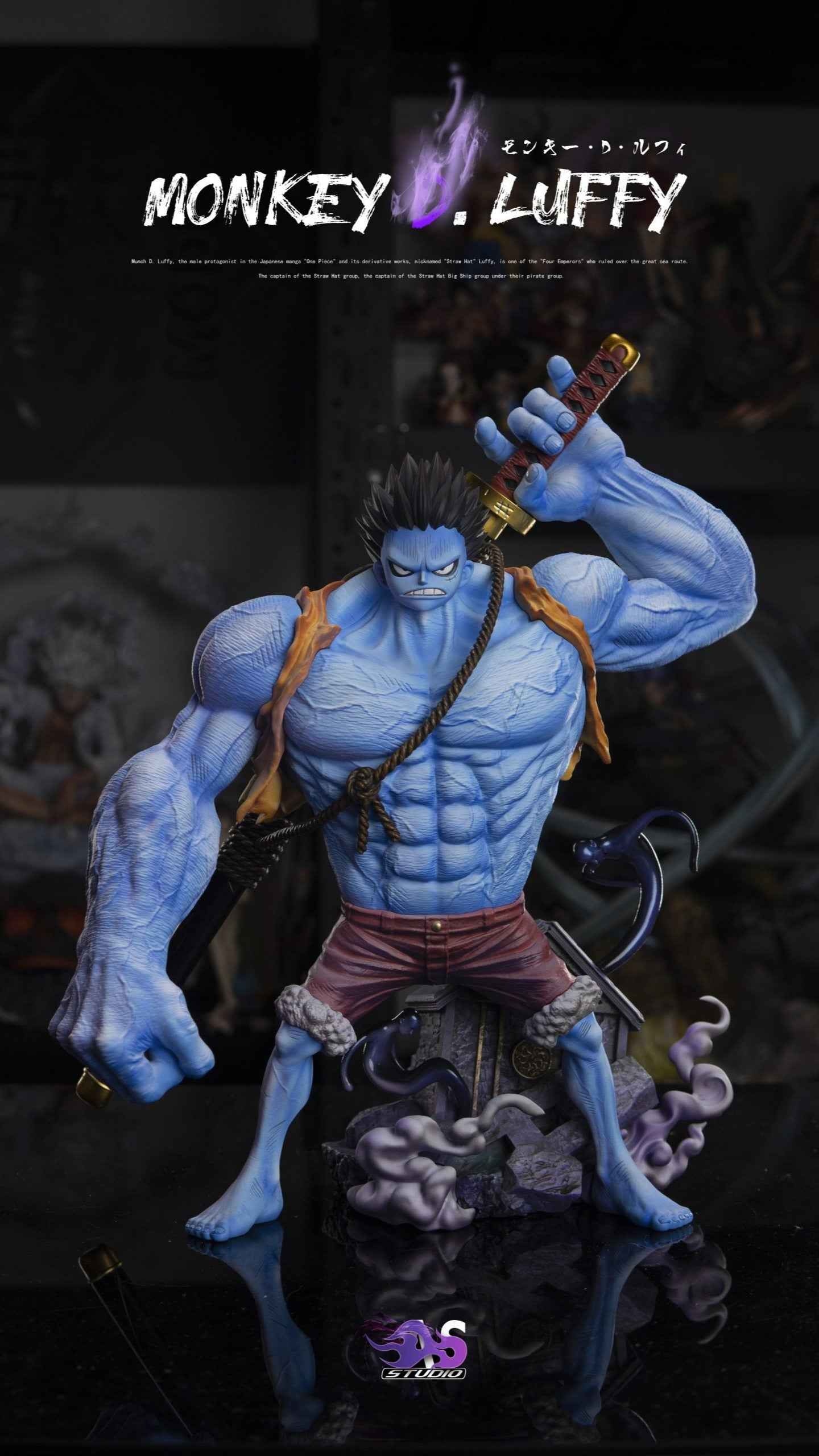 One Piece AS Studio Nightmare Monkey D. Luffy Resin Statue