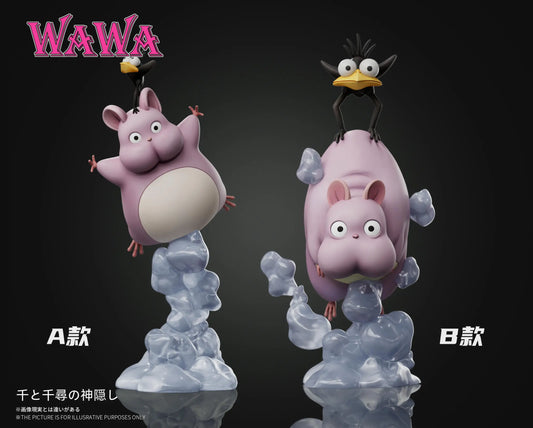 Spirited Away Wawa Studio Desk Decoration Flying Boh Resin Statue