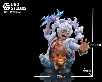 One Piece UNO Studio Monkey D. Luffy Nika Bust Resin Statue