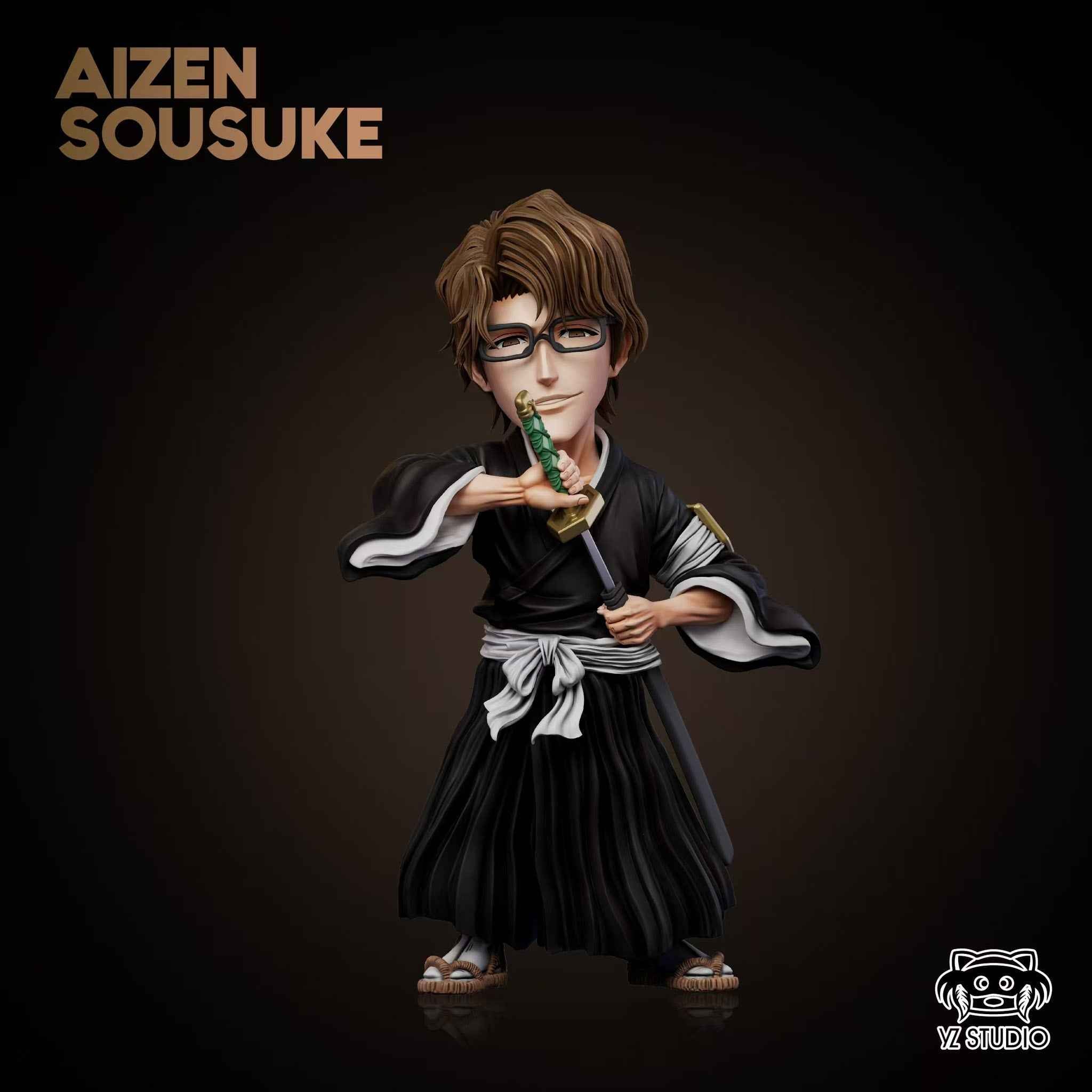 Bleach YZ Studio Sosuke Aizen Vice Captain WCF Scale Resin Statue ...