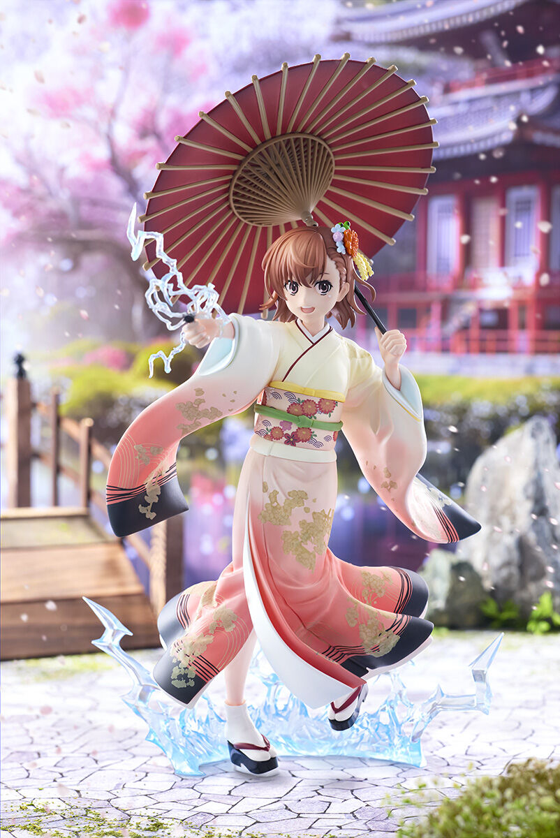 A Certain Magical Index Kadokawa Mikoto Misaka KDcolle Furisode Kimono ver. Licensed PVC Figure