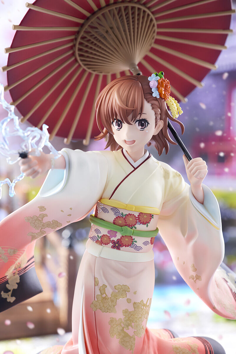 A Certain Magical Index Kadokawa Mikoto Misaka KDcolle Furisode Kimono ver. Licensed PVC Figure