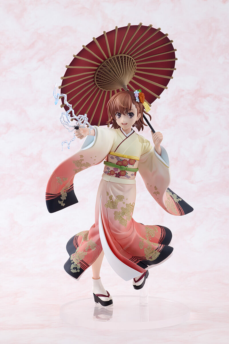 A Certain Magical Index Kadokawa Mikoto Misaka KDcolle Furisode Kimono ver. Licensed PVC Figure
