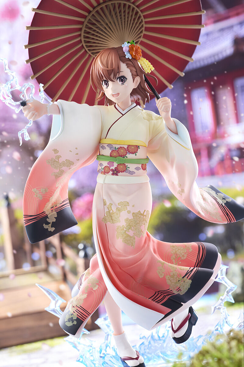 A Certain Magical Index Kadokawa Mikoto Misaka KDcolle Furisode Kimono ver. Licensed PVC Figure
