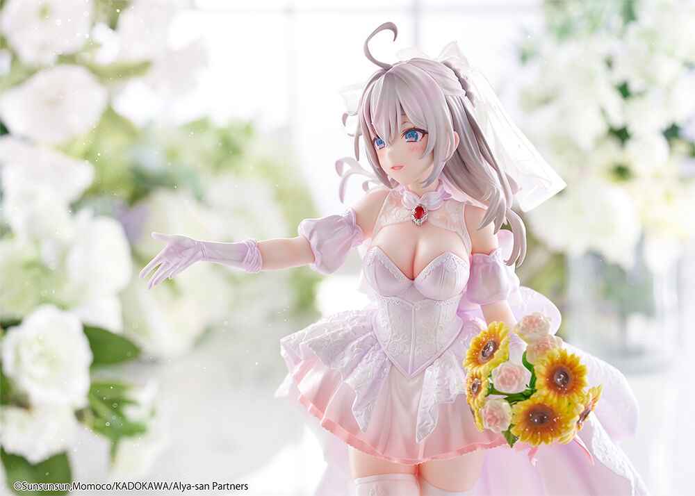 Alya Sometimes Hides Her Feelings in Russian Kadokawa Alisa Mikhailovna Kujou KDcolle Wedding Dress ver. 1/7 Licensed PVC Figure