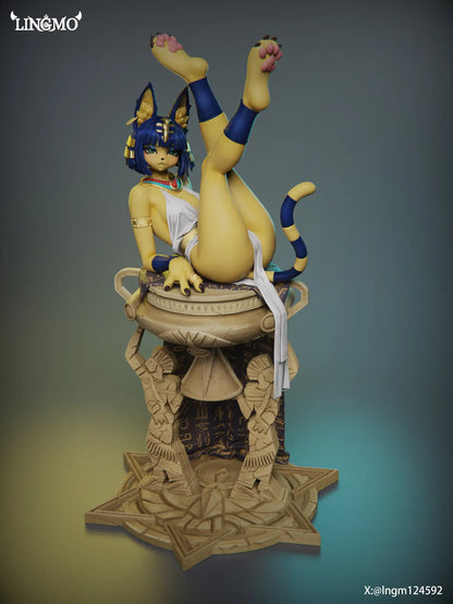 Animal Crossing: New Horizons Lingmo Studio Ankha Resin Statue