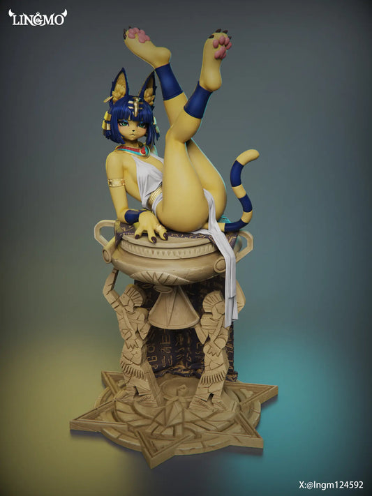 Animal Crossing: New Horizons Lingmo Studio Ankha Resin Statue