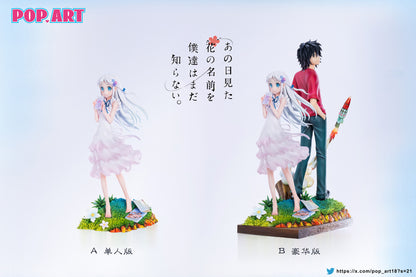Anohana Pop Art Studio Menma & Jintan Resin Statue
