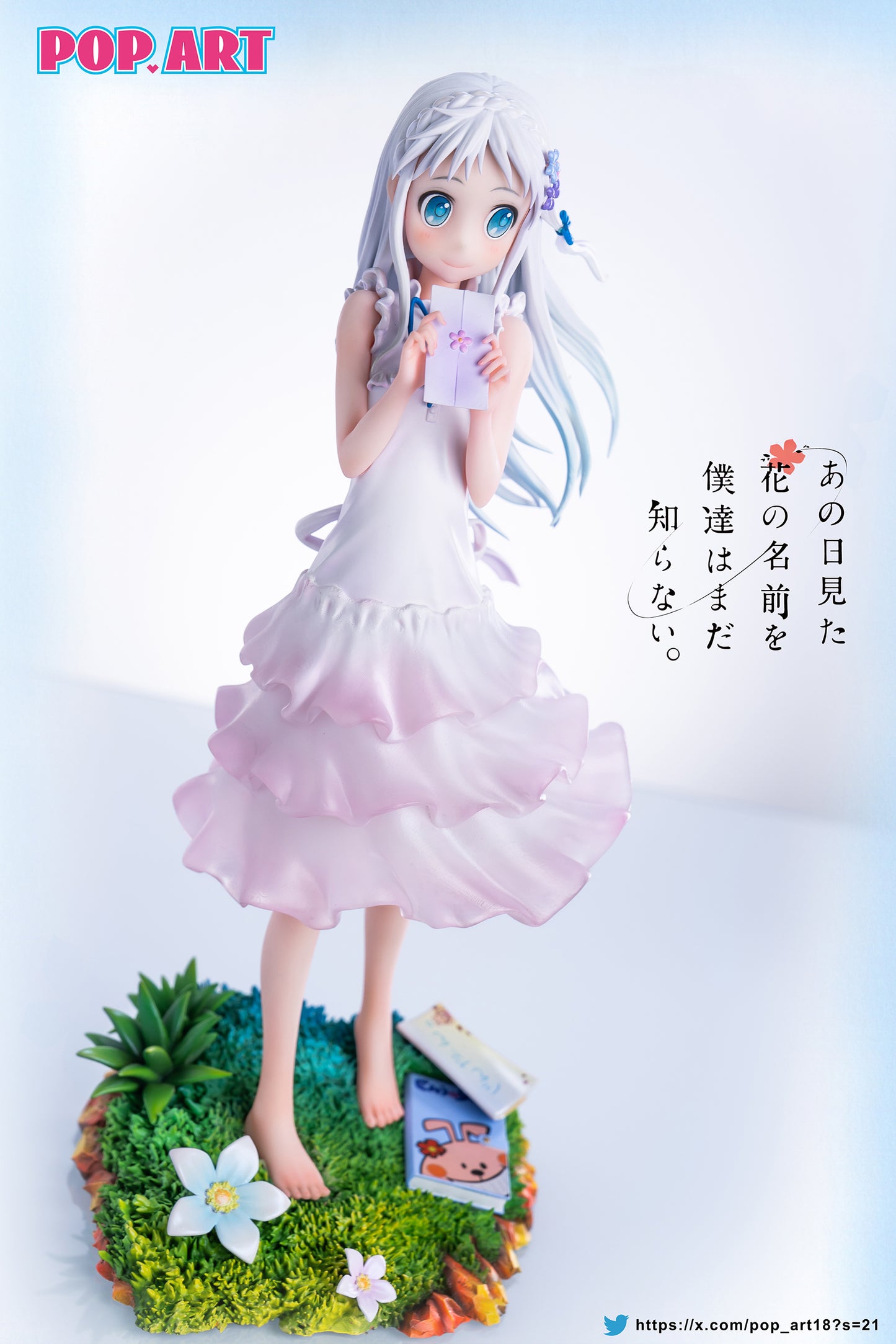 Anohana Pop Art Studio Menma & Jintan Resin Statue
