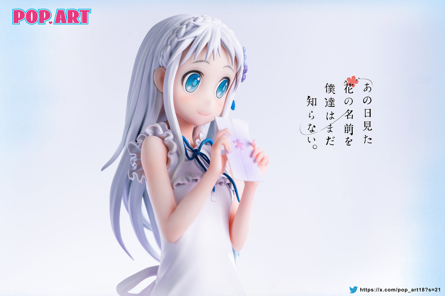 Anohana Pop Art Studio Menma & Jintan Resin Statue