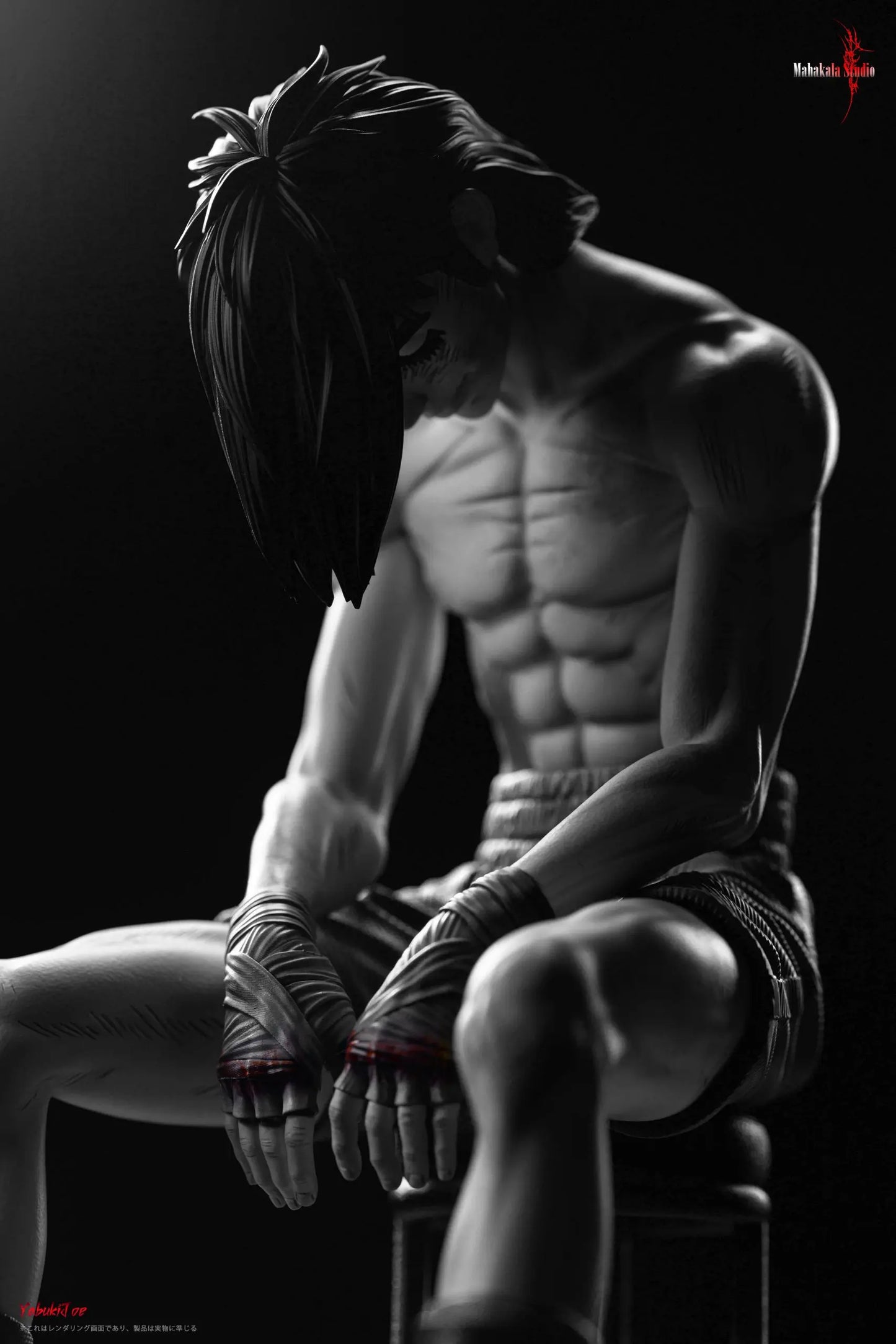 Ashita no Joe Mahakala Studio Joe Yabuki Resin Statue