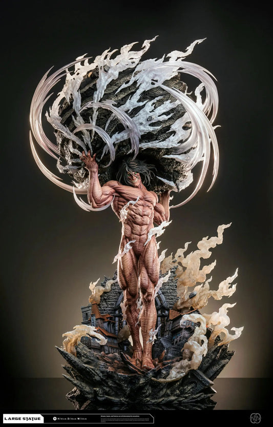 Attack On Titan Hertz Studio Eren Jaeger Blocks the Gate Resin Statue