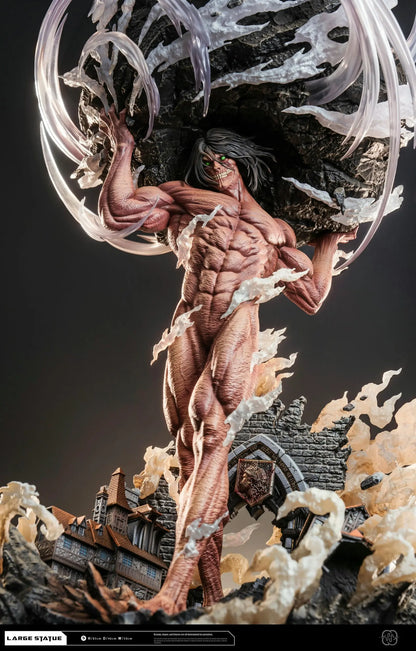 Attack On Titan Hertz Studio Eren Jaeger Blocks the Gate Resin Statue
