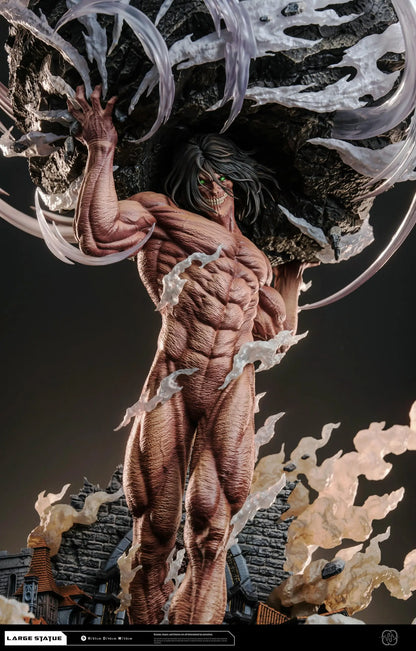 Attack On Titan Hertz Studio Eren Jaeger Blocks the Gate Resin Statue