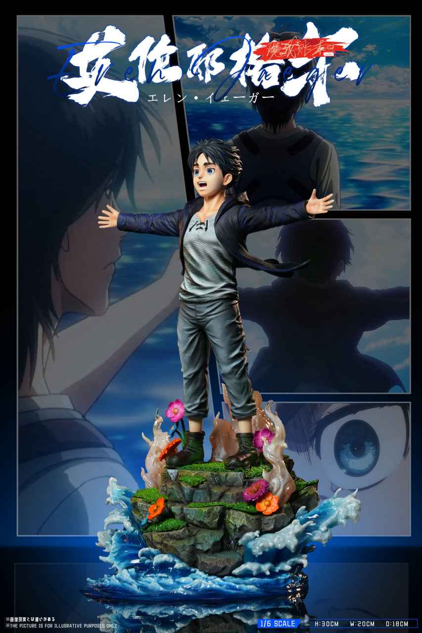 Attack On Titan MWZB Studio Eren Jaeger Resin Statue