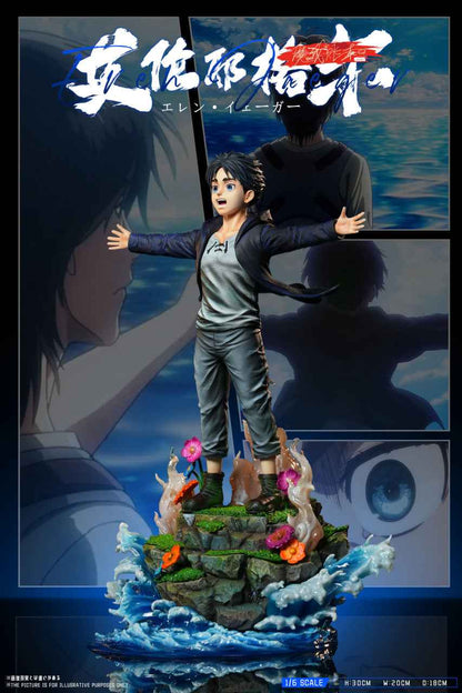 Attack On Titan MWZB Studio Eren Jaeger Resin Statue