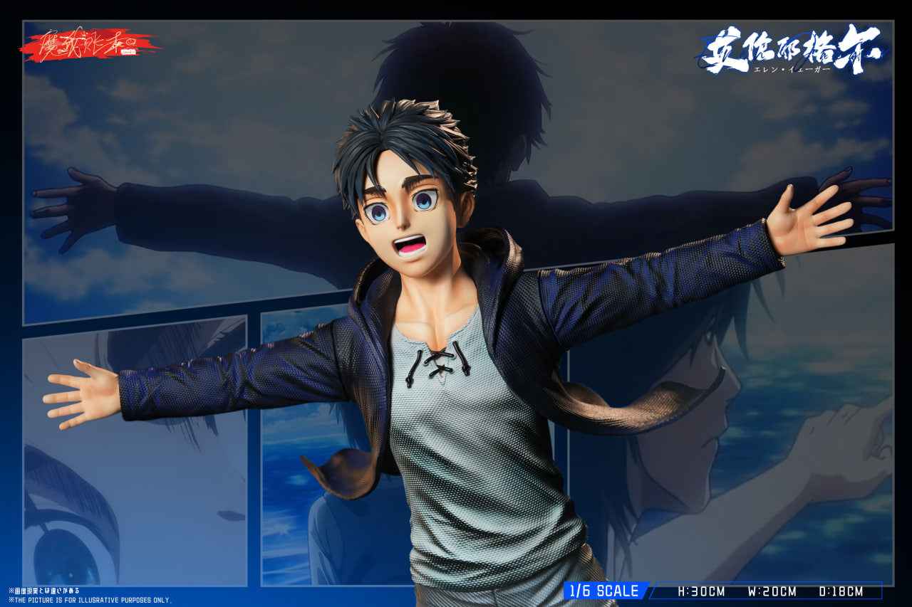 Attack On Titan MWZB Studio Eren Jaeger Resin Statue