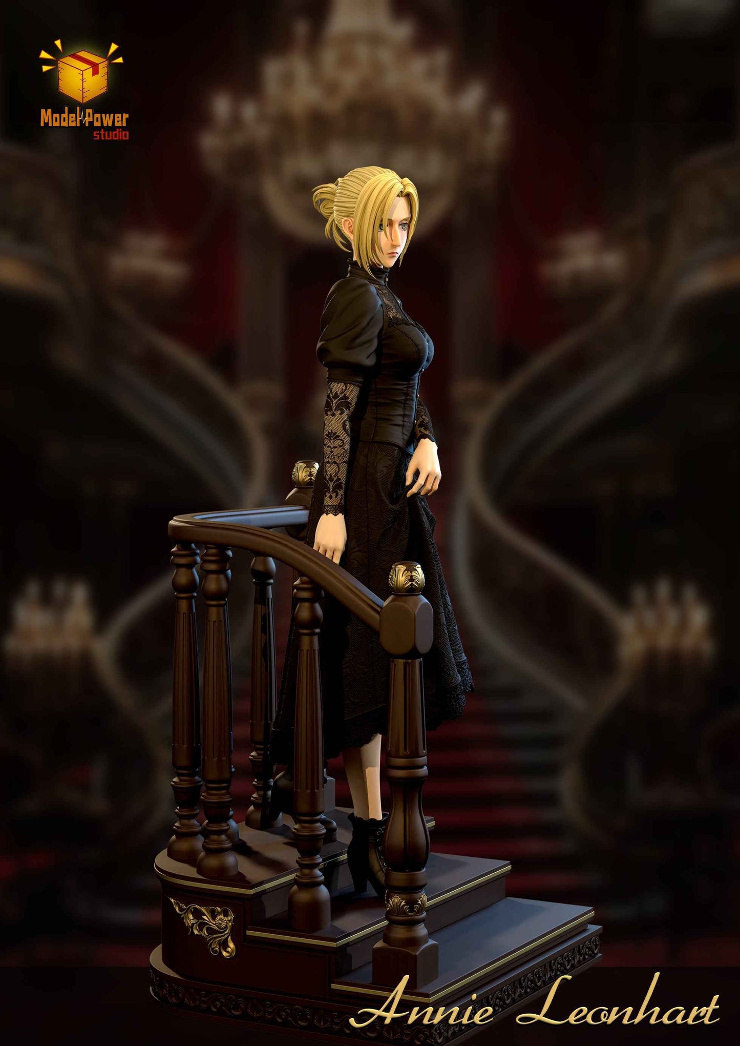 Attack On Titan Model Power Studio Annie Leonhart Resin Statue