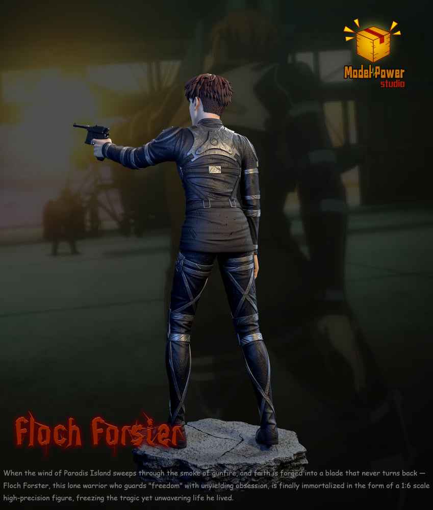 Attack On Titan Model Power Studio Floch Forster Resin Statue