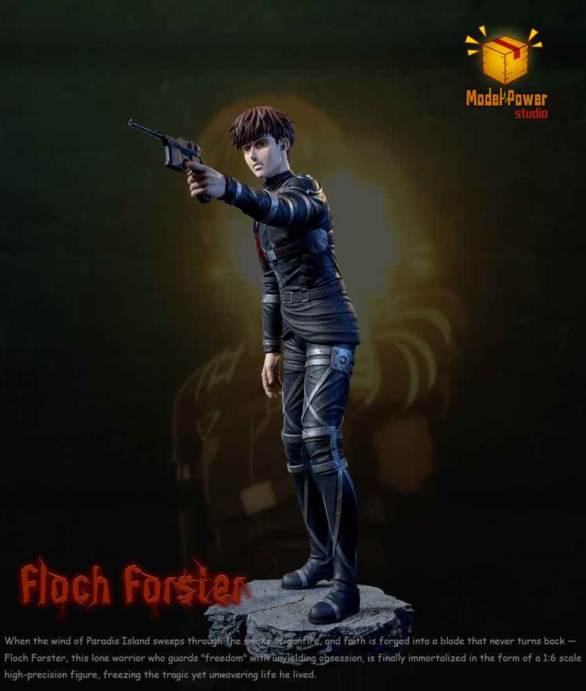 Attack On Titan Model Power Studio Floch Forster Resin Statue
