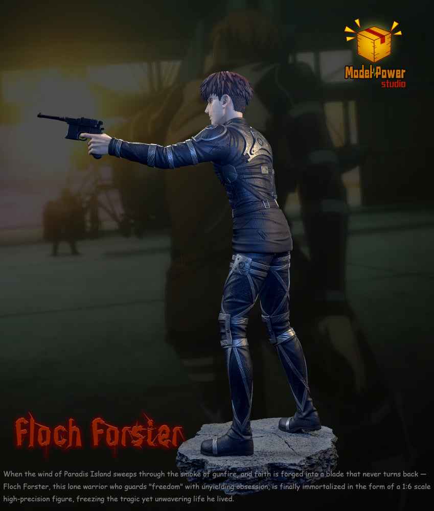 Attack On Titan Model Power Studio Floch Forster Resin Statue