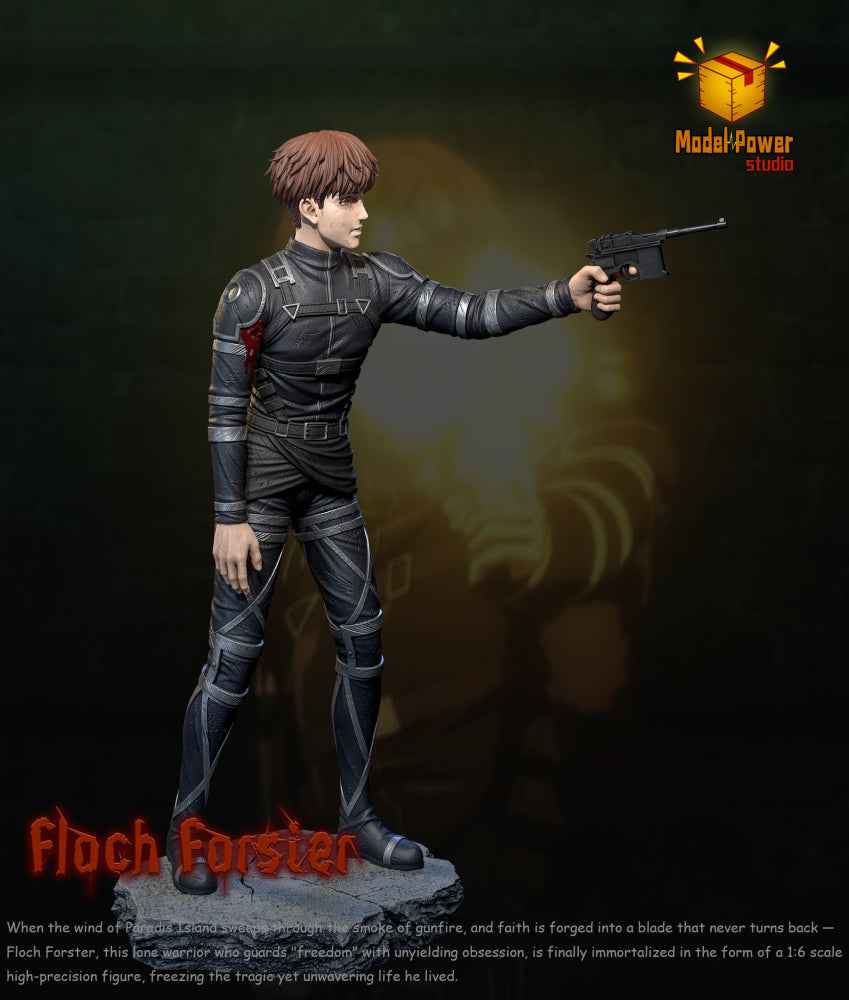 Attack On Titan Model Power Studio Floch Forster Resin Statue